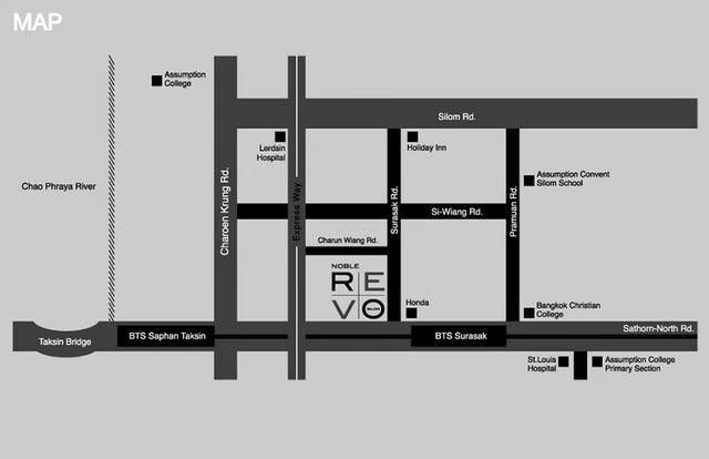 ขายคอนโด โนเบิล รีโว สีลม Noble Revo Silom 2 นอน 66 ตรม  วิวเมืองสวยสุด ใกล้ BTS สุรศักดิ์.